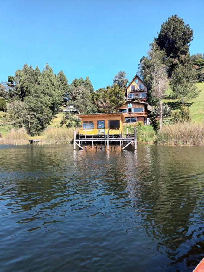 Cabaña de descanso arcoiris del lago Pasto Exterior foto